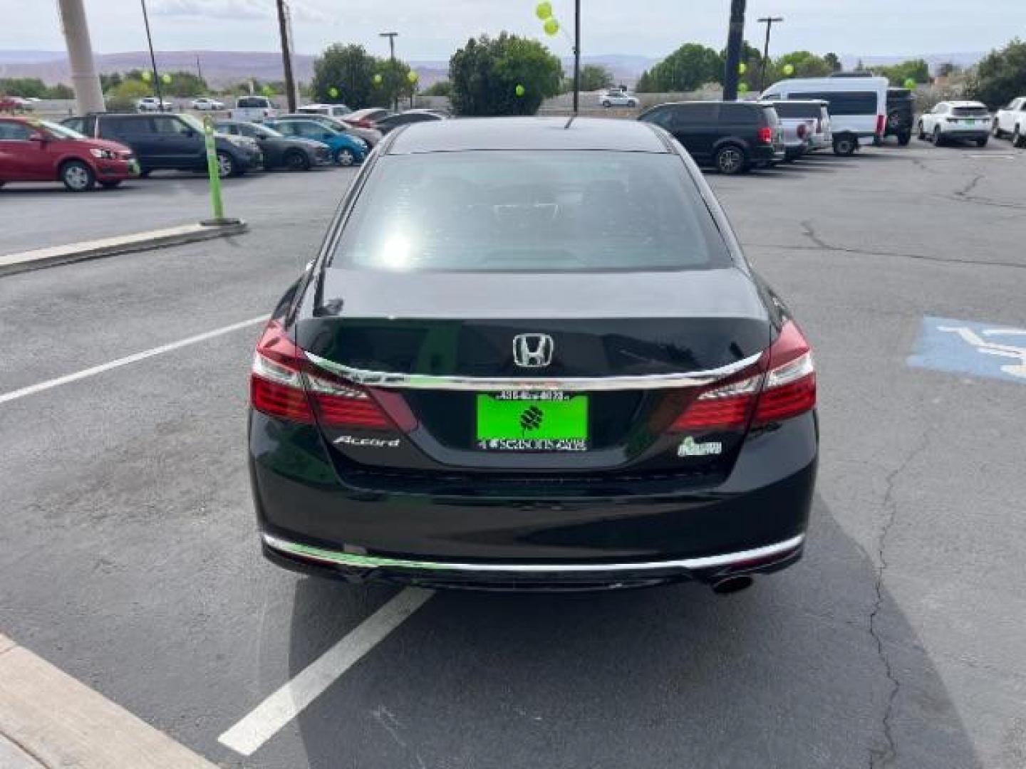 2017 Crystal Black Pearl /Black Honda Accord LX (1HGCR2F32HA) with an 2.4L I-4 gasoline direct injection engine, Automatic transmission, located at 1865 East Red Hills Pkwy, St. George, 84770, (435) 628-0023, 37.120850, -113.543640- Photo#5