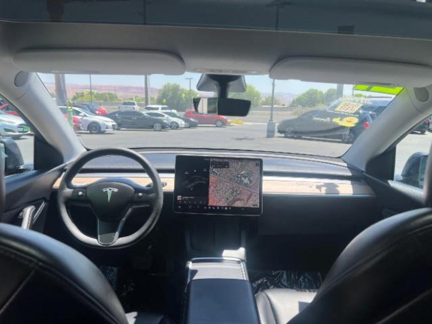 2021 Midnight Silver Metallic /Black Tesla Model Y Long Range Dual Motor All-Wheel Drive (5YJYGDEE4MF) with an ELECTRIC engine, Electric transmission, located at 1865 East Red Hills Pkwy, St. George, 84770, (435) 628-0023, 37.120850, -113.543640 - Excellent Tesla Model Y Long Range All Wheel Drive. HW3. Inside and outside in great shape. Tires are good. All our Teslas come with charging kit. Battery is healthy. Gets 285 on full charge. Recurrent Battery Health Report 95% 1 Owner, Clean title, no accidents Still has remaining 120k mile T- Photo#23