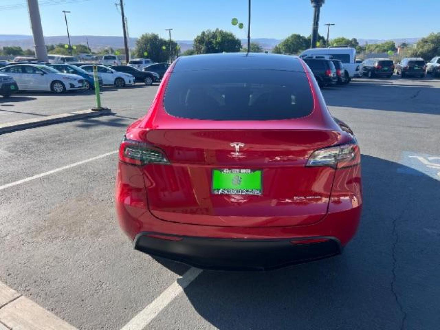 2021 Red Multi-Coat /White/Black Tesla Model Y Long Range Dual Motor All-Wheel Drive (5YJYGDEE7MF) with an ELECTRIC engine, Electric transmission, located at 1865 East Red Hills Pkwy, St. George, 84770, (435) 628-0023, 37.120850, -113.543640 - Excellent Tesla Model Y Long Range All Wheel Drive. HW3. Inside and outside in great shape. The red with white interior looks amazing. Tires are near new. All our Teslas come with charging kit. Battery is healthy. Gets 275 on full charge. Recurrent Battery Health Report 95% 1 Owner, Clean title,- Photo#7
