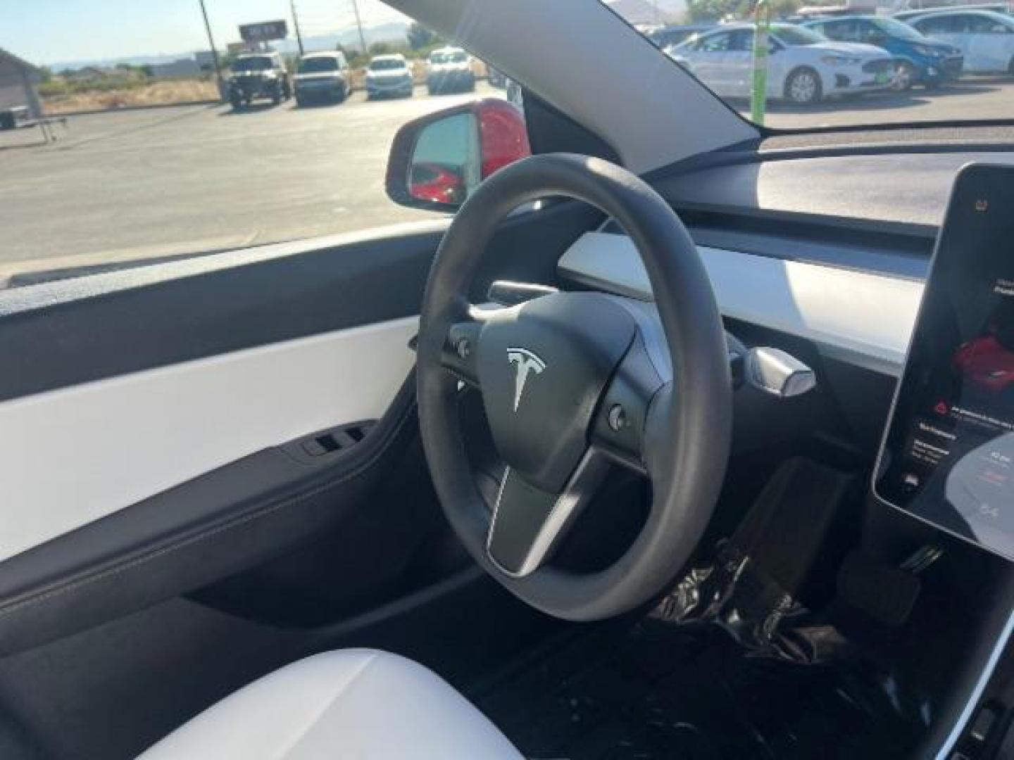 2021 Red Multi-Coat /White/Black Tesla Model Y Long Range Dual Motor All-Wheel Drive (5YJYGDEE7MF) with an ELECTRIC engine, Electric transmission, located at 1865 East Red Hills Pkwy, St. George, 84770, (435) 628-0023, 37.120850, -113.543640 - Excellent Tesla Model Y Long Range All Wheel Drive. HW3. Inside and outside in great shape. The red with white interior looks amazing. Tires are near new. All our Teslas come with charging kit. Battery is healthy. Gets 275 on full charge. Recurrent Battery Health Report 95% 1 Owner, Clean title,- Photo#29