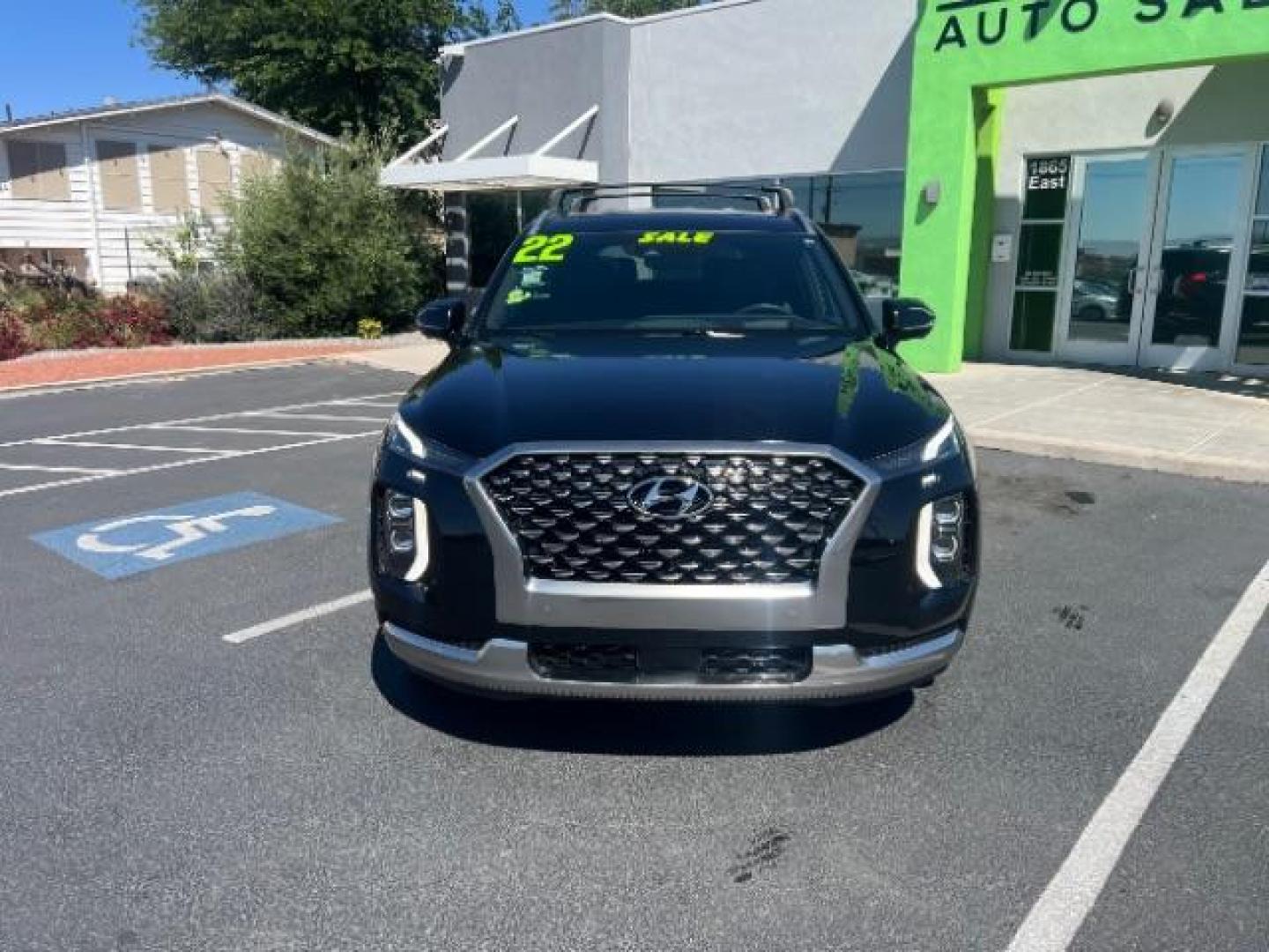 2022 Abyss Black Pearl /Black Hyundai Palisade Calligraphy (KM8R7DHE0NU) with an Lambda II 3.8L V-6 gasoline direct injection engine, Automatic transmission, located at 1865 East Red Hills Pkwy, St. George, 84770, (435) 628-0023, 37.120850, -113.543640- Photo#1