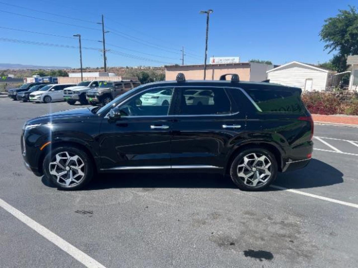2022 Abyss Black Pearl /Black Hyundai Palisade Calligraphy (KM8R7DHE0NU) with an Lambda II 3.8L V-6 gasoline direct injection engine, Automatic transmission, located at 1865 East Red Hills Pkwy, St. George, 84770, (435) 628-0023, 37.120850, -113.543640- Photo#3