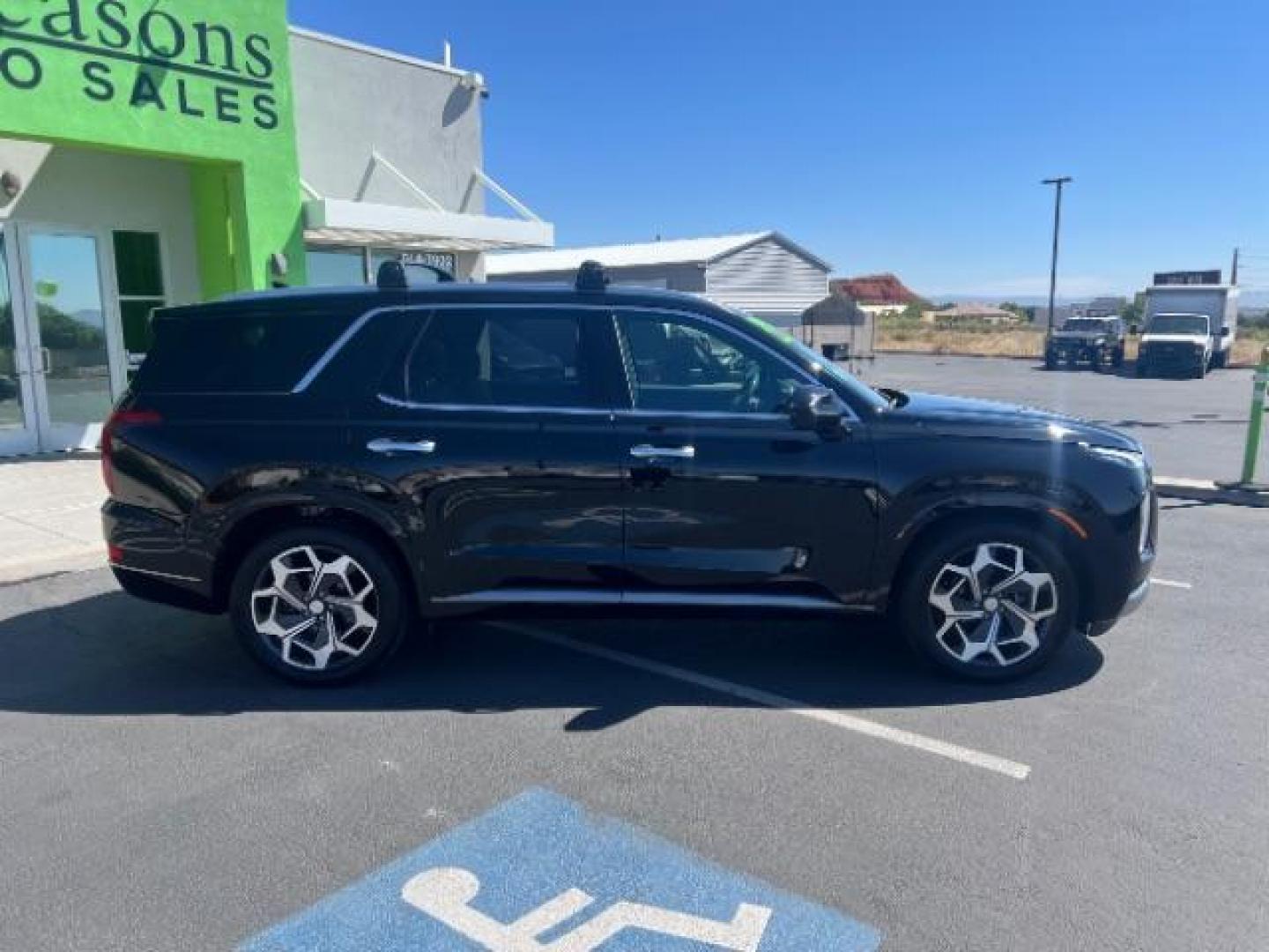 2022 Abyss Black Pearl /Black Hyundai Palisade Calligraphy (KM8R7DHE0NU) with an Lambda II 3.8L V-6 gasoline direct injection engine, Automatic transmission, located at 1865 East Red Hills Pkwy, St. George, 84770, (435) 628-0023, 37.120850, -113.543640- Photo#7