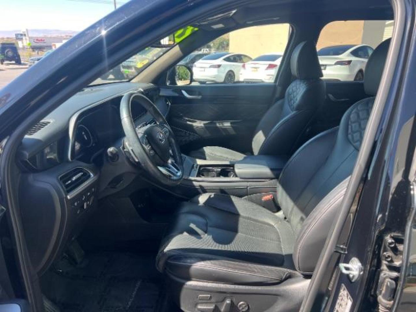 2022 Abyss Black Pearl /Black Hyundai Palisade Calligraphy (KM8R7DHE0NU) with an Lambda II 3.8L V-6 gasoline direct injection engine, Automatic transmission, located at 1865 East Red Hills Pkwy, St. George, 84770, (435) 628-0023, 37.120850, -113.543640- Photo#14