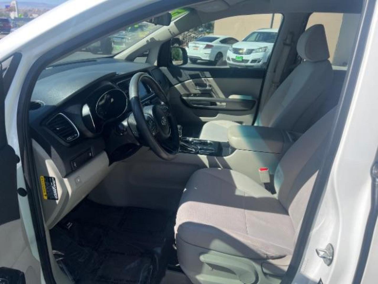 2019 Snow White Pearl /Gray Kia Sedona L (KNDMA5C13K6) with an Lambda 3.3L V-6 gasoline direct injection engine, Automatic transmission, located at 940 North Main Street, Cedar City, UT, 84720, (435) 628-0023, 37.692936, -113.061897 - We specialize in helping ALL people get the best financing available. No matter your credit score, good, bad or none we can get you an amazing rate. Had a bankruptcy, divorce, or repossessions? We give you the green light to get your credit back on the road. Low down and affordable payments that fit- Photo#14