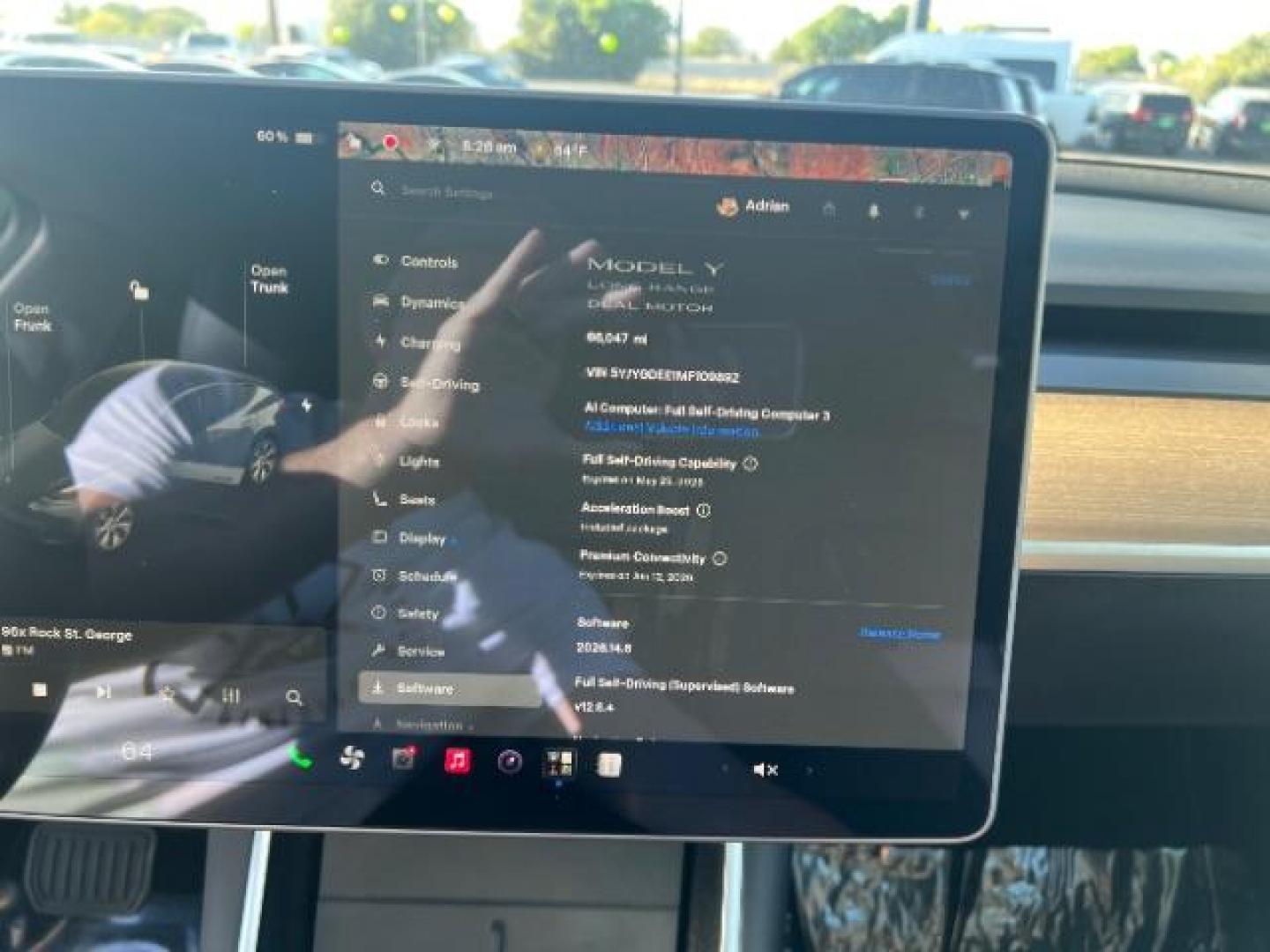 2021 Midnight Silver Metallic /Black Tesla Model Y Long Range Dual Motor All-Wheel Drive (5YJYGDEE1MF) with an ELECTRIC engine, Electric transmission, located at 1865 East Red Hills Pkwy, St. George, 84770, (435) 628-0023, 37.120850, -113.543640 - Excellent Tesla Model Y Long Range All Wheel Drive. HW3. Acceleration Boost PAID FOR ($2k upgrade). Excellent condition. Tires are in great condition All our Teslas come with charging kit. Battery is healthy. Gets 285 on full charge. Recurrent Battery Health Report 95% Clean title, 1 Owner no a- Photo#7