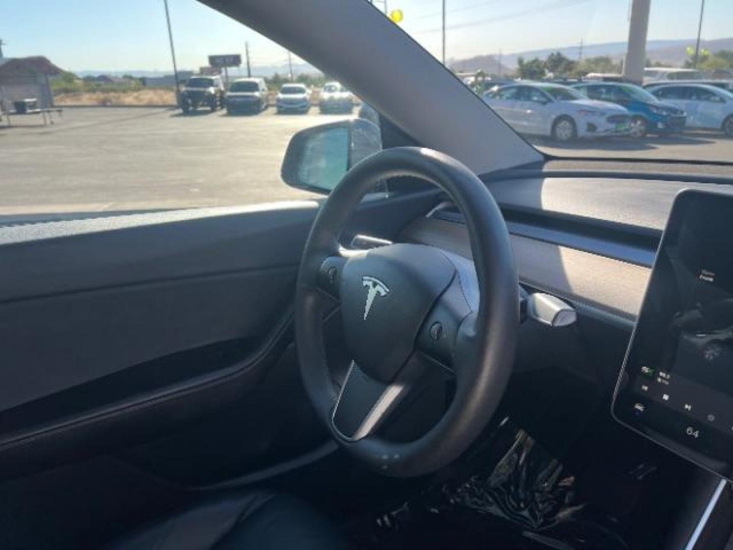 2021 Midnight Silver Metallic /Black Tesla Model Y Long Range Dual Motor All-Wheel Drive (5YJYGDEE1MF) with an ELECTRIC engine, Electric transmission, located at 1865 East Red Hills Pkwy, St. George, 84770, (435) 628-0023, 37.120850, -113.543640 - Excellent Tesla Model Y Long Range All Wheel Drive. HW3. Acceleration Boost PAID FOR ($2k upgrade). Excellent condition. Tires are in great condition All our Teslas come with charging kit. Battery is healthy. Gets 285 on full charge. Recurrent Battery Health Report 95% Clean title, 1 Owner no a- Photo#25