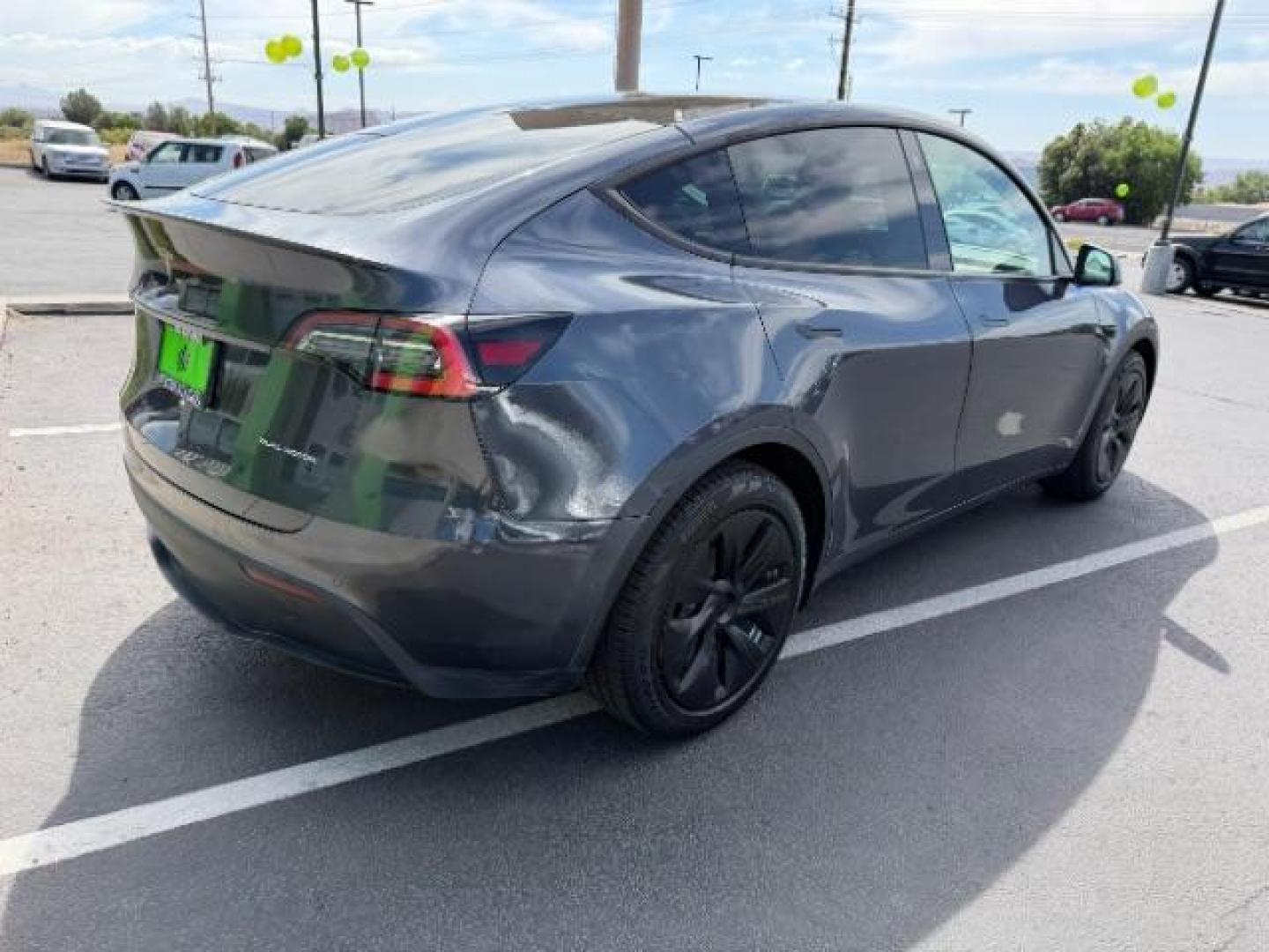2021 Midnight Silver Metallic /Black Tesla Model Y Long Range Dual Motor All-Wheel Drive (5YJYGDEE1MF) with an ELECTRIC engine, Electric transmission, located at 1865 East Red Hills Pkwy, St. George, 84770, (435) 628-0023, 37.120850, -113.543640 - Excellent Tesla Model Y Long Range All Wheel Drive. HW3. Acceleration Boost PAID FOR ($2k upgrade). Excellent condition. Tires are in great condition All our Teslas come with charging kit. Battery is healthy. Gets 285 on full charge. Recurrent Battery Health Report 95% Clean title, 1 Owner no a- Photo#3