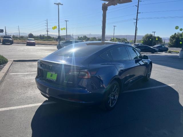 2022 Deep Blue Metallic /Black Tesla Model 3 Long Range Dual Motor All-Wheel Drive (5YJ3E1EB2NF) with an ELECTRIC engine, Electric transmission, located at 1865 East Red Hills Pkwy, St. George, 84770, (435) 628-0023, 37.120850, -113.543640 - Excellent Tesla Model 3 Long Range All Wheel Drive. HW3. in excellent condition. Tires are in great shape All our Teslas come with mobile charging kit. Battery is healthy. Gets 295 on full charge. Recurrent Battery Health Report 92% 2 owner Clean title, no accidents Still has remaining 120k mil - Photo#8