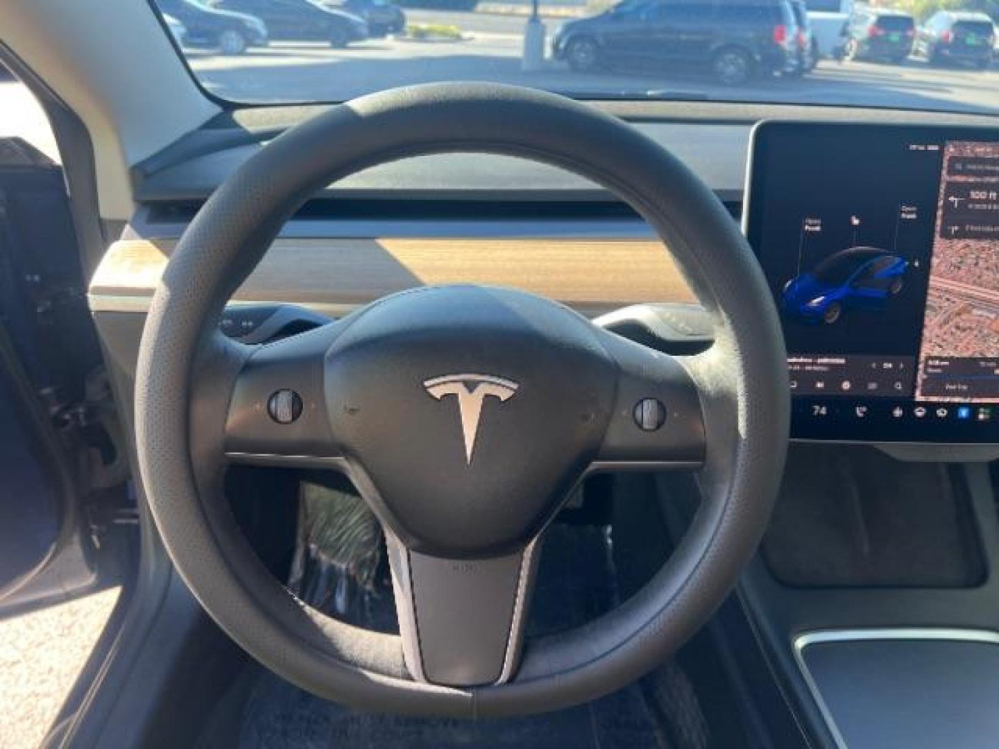 2022 Deep Blue Metallic /Black Tesla Model 3 Long Range Dual Motor All-Wheel Drive (5YJ3E1EB2NF) with an ELECTRIC engine, Electric transmission, located at 1865 East Red Hills Pkwy, St. George, 84770, (435) 628-0023, 37.120850, -113.543640- Photo#17