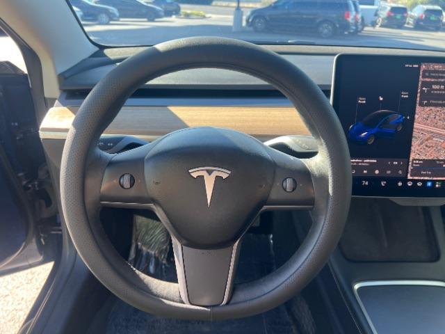 2022 Deep Blue Metallic /Black Tesla Model 3 Long Range Dual Motor All-Wheel Drive (5YJ3E1EB2NF) with an ELECTRIC engine, Electric transmission, located at 1865 East Red Hills Pkwy, St. George, 84770, (435) 628-0023, 37.120850, -113.543640 - Excellent Tesla Model 3 Long Range All Wheel Drive. HW3. in excellent condition. Tires are in great shape All our Teslas come with mobile charging kit. Battery is healthy. Gets 295 on full charge. Recurrent Battery Health Report 92% 2 owner Clean title, no accidents Still has remaining 120k mil - Photo#17