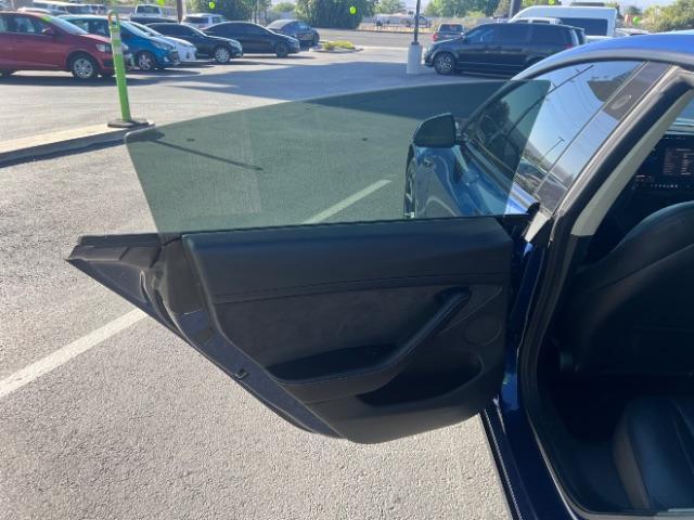 2022 Deep Blue Metallic /Black Tesla Model 3 Long Range Dual Motor All-Wheel Drive (5YJ3E1EB2NF) with an ELECTRIC engine, Electric transmission, located at 1865 East Red Hills Pkwy, St. George, 84770, (435) 628-0023, 37.120850, -113.543640 - Excellent Tesla Model 3 Long Range All Wheel Drive. HW3. in excellent condition. Tires are in great shape All our Teslas come with mobile charging kit. Battery is healthy. Gets 295 on full charge. Recurrent Battery Health Report 92% 2 owner Clean title, no accidents Still has remaining 120k mil - Photo#20