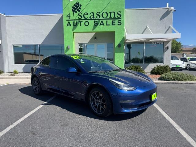 2022 Deep Blue Metallic /Black Tesla Model 3 Long Range Dual Motor All-Wheel Drive (5YJ3E1EB2NF) with an ELECTRIC engine, Electric transmission, located at 1865 East Red Hills Pkwy, St. George, 84770, (435) 628-0023, 37.120850, -113.543640 - Excellent Tesla Model 3 Long Range All Wheel Drive. HW3. in excellent condition. Tires are in great shape All our Teslas come with mobile charging kit. Battery is healthy. Gets 295 on full charge. Recurrent Battery Health Report 92% 2 owner Clean title, no accidents Still has remaining 120k mil - Photo#30
