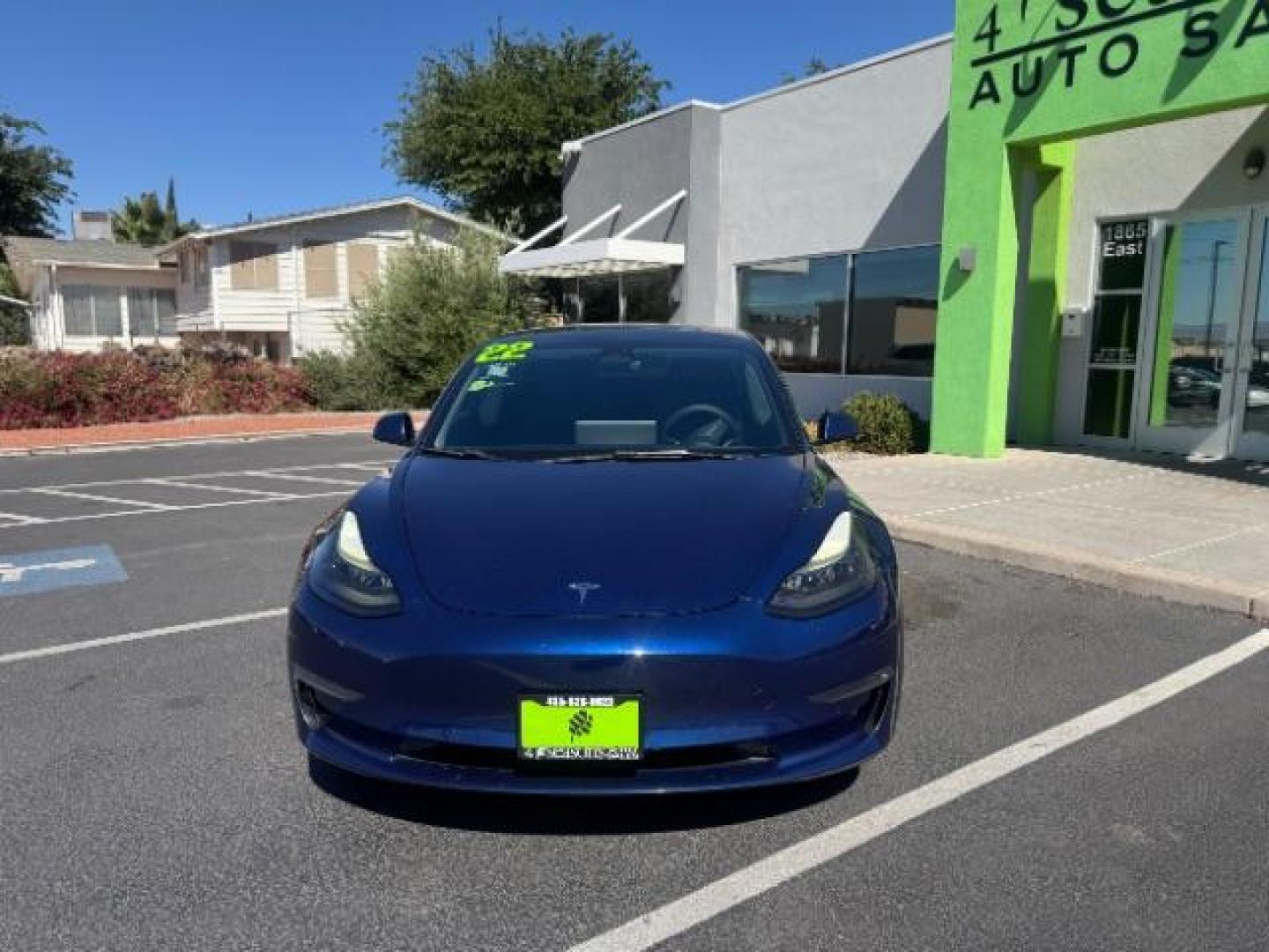 2022 Deep Blue Metallic /Black Tesla Model 3 Long Range Dual Motor All-Wheel Drive (5YJ3E1EB2NF) with an ELECTRIC engine, Electric transmission, located at 1865 East Red Hills Pkwy, St. George, 84770, (435) 628-0023, 37.120850, -113.543640- Photo#32