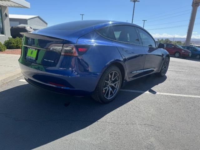 2022 Deep Blue Metallic /Black Tesla Model 3 Long Range Dual Motor All-Wheel Drive (5YJ3E1EB2NF) with an ELECTRIC engine, Electric transmission, located at 1865 East Red Hills Pkwy, St. George, 84770, (435) 628-0023, 37.120850, -113.543640 - Excellent Tesla Model 3 Long Range All Wheel Drive. HW3. in excellent condition. Tires are in great shape All our Teslas come with mobile charging kit. Battery is healthy. Gets 295 on full charge. Recurrent Battery Health Report 92% 2 owner Clean title, no accidents Still has remaining 120k mil - Photo#37