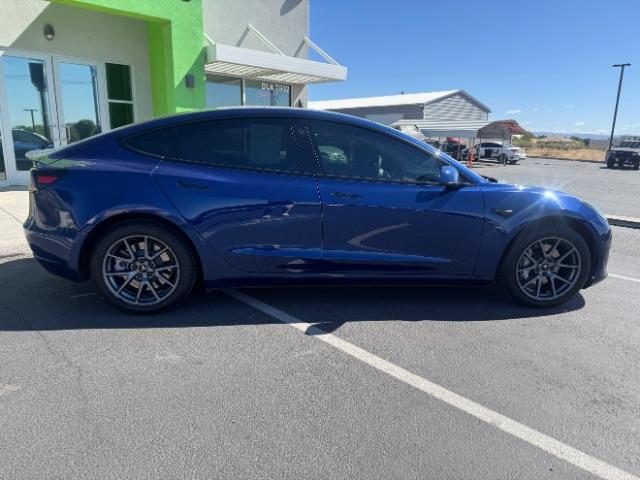 2022 Deep Blue Metallic /Black Tesla Model 3 Long Range Dual Motor All-Wheel Drive (5YJ3E1EB2NF) with an ELECTRIC engine, Electric transmission, located at 1865 East Red Hills Pkwy, St. George, 84770, (435) 628-0023, 37.120850, -113.543640 - Excellent Tesla Model 3 Long Range All Wheel Drive. HW3. in excellent condition. Tires are in great shape All our Teslas come with mobile charging kit. Battery is healthy. Gets 295 on full charge. Recurrent Battery Health Report 92% 2 owner Clean title, no accidents Still has remaining 120k mil - Photo#38