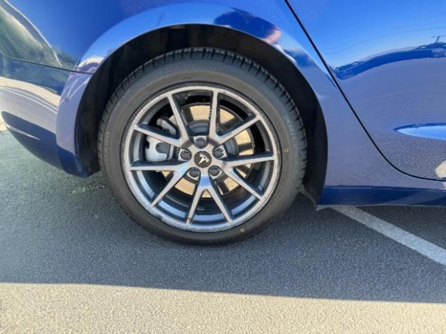 2022 Deep Blue Metallic /Black Tesla Model 3 Long Range Dual Motor All-Wheel Drive (5YJ3E1EB2NF) with an ELECTRIC engine, Electric transmission, located at 1865 East Red Hills Pkwy, St. George, 84770, (435) 628-0023, 37.120850, -113.543640- Photo#41