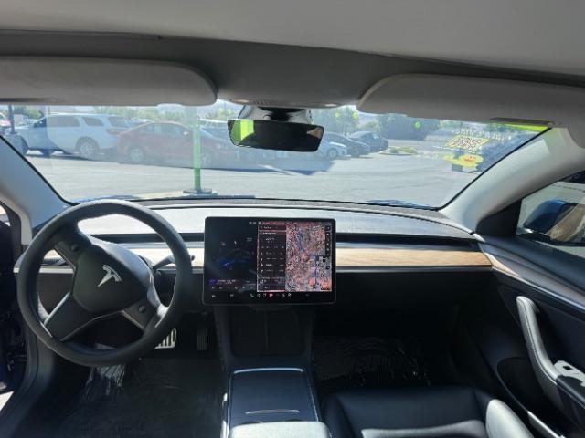 2022 Deep Blue Metallic /Black Tesla Model 3 Long Range Dual Motor All-Wheel Drive (5YJ3E1EB2NF) with an ELECTRIC engine, Electric transmission, located at 1865 East Red Hills Pkwy, St. George, 84770, (435) 628-0023, 37.120850, -113.543640 - Excellent Tesla Model 3 Long Range All Wheel Drive. HW3. in excellent condition. Tires are in great shape All our Teslas come with mobile charging kit. Battery is healthy. Gets 295 on full charge. Recurrent Battery Health Report 92% 2 owner Clean title, no accidents Still has remaining 120k mil - Photo#54