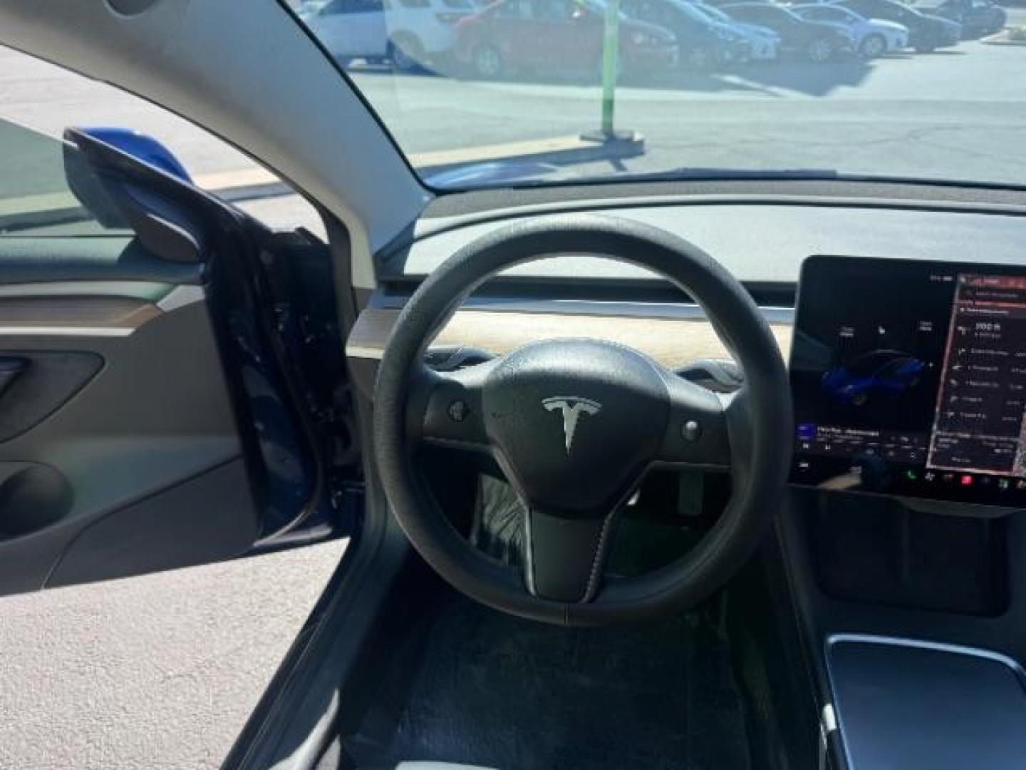 2022 Deep Blue Metallic /Black Tesla Model 3 Long Range Dual Motor All-Wheel Drive (5YJ3E1EB2NF) with an ELECTRIC engine, Electric transmission, located at 1865 East Red Hills Pkwy, St. George, 84770, (435) 628-0023, 37.120850, -113.543640- Photo#55