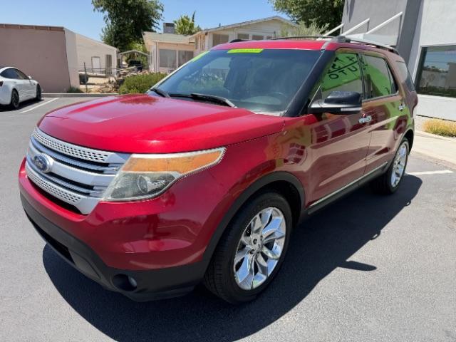 2014 Ruby Red Metallic Tinted Clearcoat /Medium Light Stone Ford Explorer XLT (1FM5K7D87EG) with an EcoBoost 2L I-4 gasoline direct injection engine, Automatic transmission, located at 940 North Main Street, Cedar City, UT, 84720, (435) 628-0023, 37.692936, -113.061897 - We specialize in helping ALL people get the best financing available. No matter your credit score, good, bad or none we can get you an amazing rate. Had a bankruptcy, divorce, or repossessions? We give you the green light to get your credit back on the road. Low down and affordable payments that fit- Photo#2
