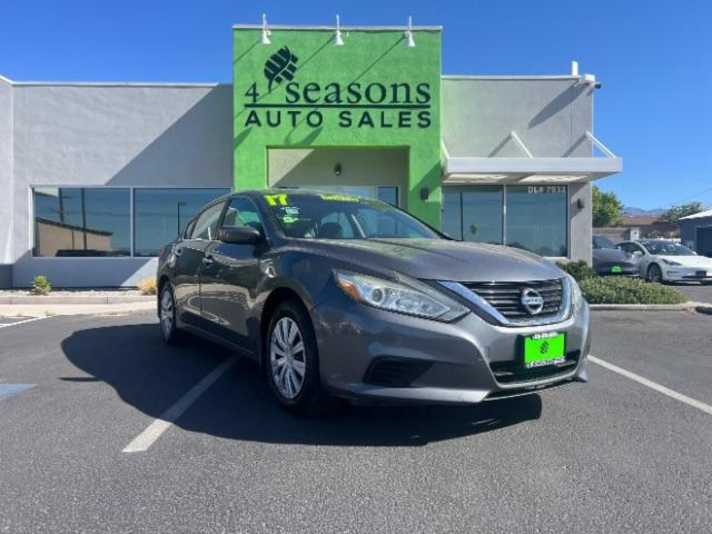 2017 Gun Metallic /Charcoal Nissan Altima 2.5 S (1N4AL3AP3HC) with an 2.5L I-4 DOHC engine, Automatic transmission, located at 940 North Main Street, Cedar City, UT, 84720, (435) 628-0023, 37.692936, -113.061897 - We specialize in helping ALL people get the best financing available. No matter your credit score, good, bad or none we can get you an amazing rate. Had a bankruptcy, divorce, or repossessions? We give you the green light to get your credit back on the road. Low down and affordable payments that fit- Photo#0