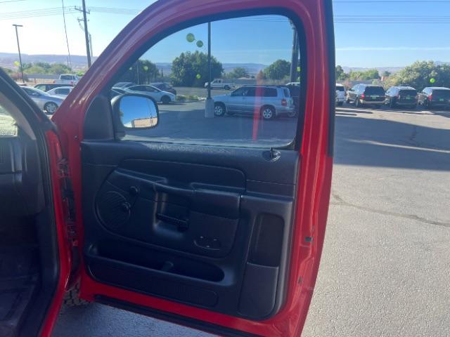 2002 Flame Red Clearcoat /Dark Slate Gray Dodge Ram 1500 ST (1D7HA16K62J) , Manual transmission, located at 940 North Main Street, Cedar City, UT, 84720, (435) 628-0023, 37.692936, -113.061897 - We specialize in helping ALL people get the best financing available. No matter your credit score, good, bad or none we can get you an amazing rate. Had a bankruptcy, divorce, or repossessions? We give you the green light to get your credit back on the road. Low down and affordable payments that fit - Photo#20