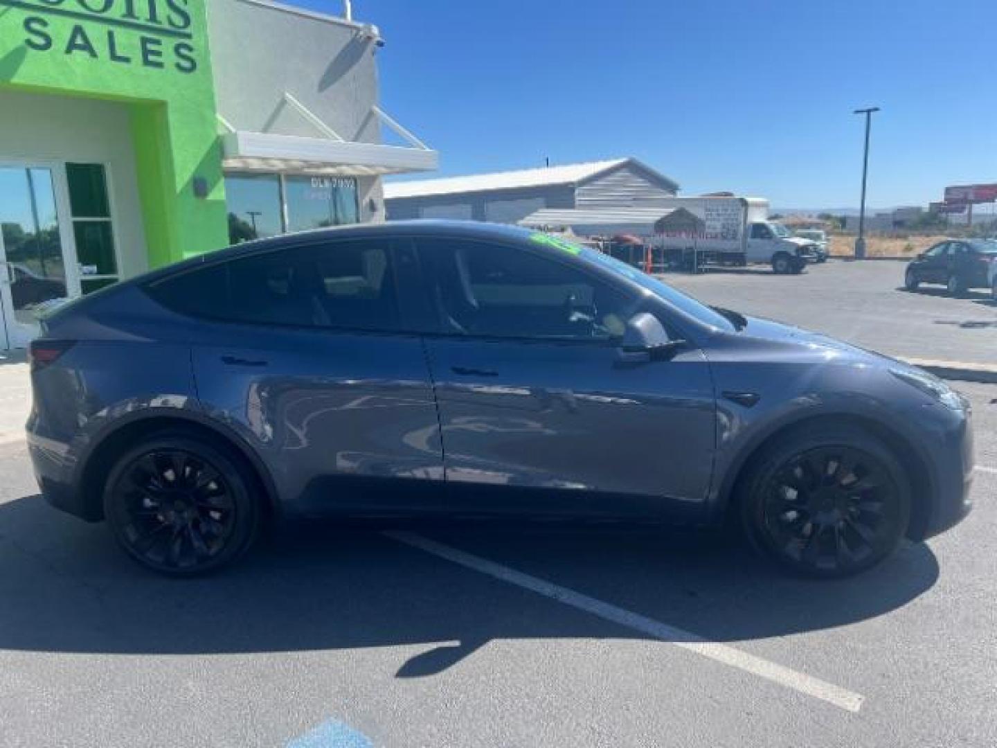 2023 Midnight Silver Metallic /Black Tesla Model Y Long Range Dual Motor All-Wheel Drive | AWD (7SAYGDEEXPA) with an ELECTRIC engine, Electric transmission, located at 1865 East Red Hills Pkwy, St. George, 84770, (435) 628-0023, 37.120850, -113.543640 - Excellent Tesla Model Y Long Range All Wheel Drive. HW3.. Excellent condition. All our Teslas come with charging kit. We also replace the cabin air filter, clean radiator and top off fluids Battery is healthy. Gets 265 on full charge. Clean title, no accidents, 1 Owner Still has remaining 120k- Photo#9