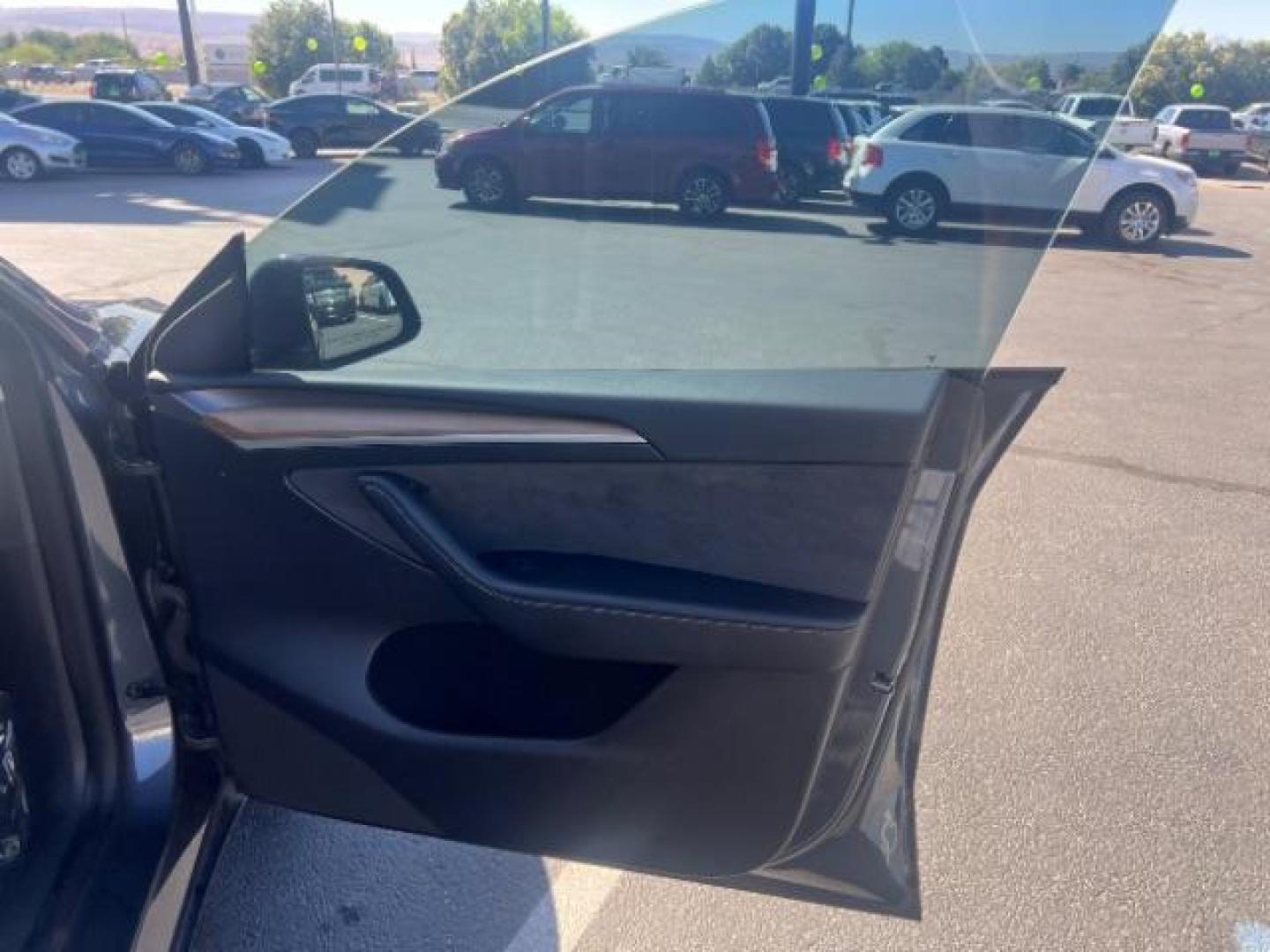 2023 Midnight Silver Metallic /Black Tesla Model Y Long Range Dual Motor All-Wheel Drive | AWD (7SAYGDEEXPA) with an ELECTRIC engine, Electric transmission, located at 1865 East Red Hills Pkwy, St. George, 84770, (435) 628-0023, 37.120850, -113.543640 - Excellent Tesla Model Y Long Range All Wheel Drive. HW3.. Excellent condition. All our Teslas come with charging kit. We also replace the cabin air filter, clean radiator and top off fluids Battery is healthy. Gets 265 on full charge. Clean title, no accidents, 1 Owner Still has remaining 120k- Photo#26