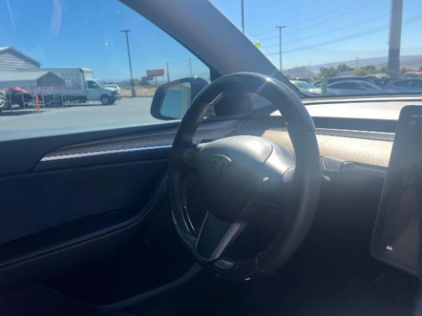 2023 Midnight Silver Metallic /Black Tesla Model Y Long Range Dual Motor All-Wheel Drive | AWD (7SAYGDEEXPA) with an ELECTRIC engine, Electric transmission, located at 1865 East Red Hills Pkwy, St. George, 84770, (435) 628-0023, 37.120850, -113.543640 - Excellent Tesla Model Y Long Range All Wheel Drive. HW3.. Excellent condition. All our Teslas come with charging kit. We also replace the cabin air filter, clean radiator and top off fluids Battery is healthy. Gets 265 on full charge. Clean title, no accidents, 1 Owner Still has remaining 120k- Photo#28