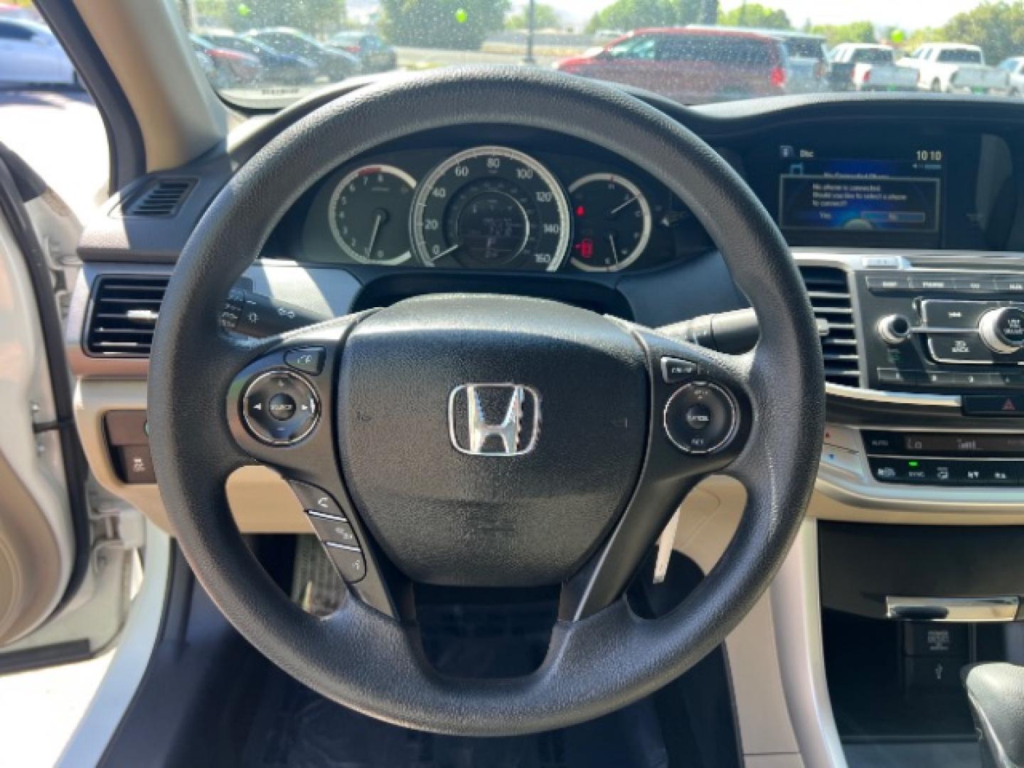 2014 White Orchid Pearl /Ivory Honda Accord LX (1HGCR2F37EA) with an 2.4L I-4 gasoline direct injection engine, Automatic transmission, located at 1865 East Red Hills Pkwy, St. George, 84770, (435) 628-0023, 37.120850, -113.543640- Photo#15