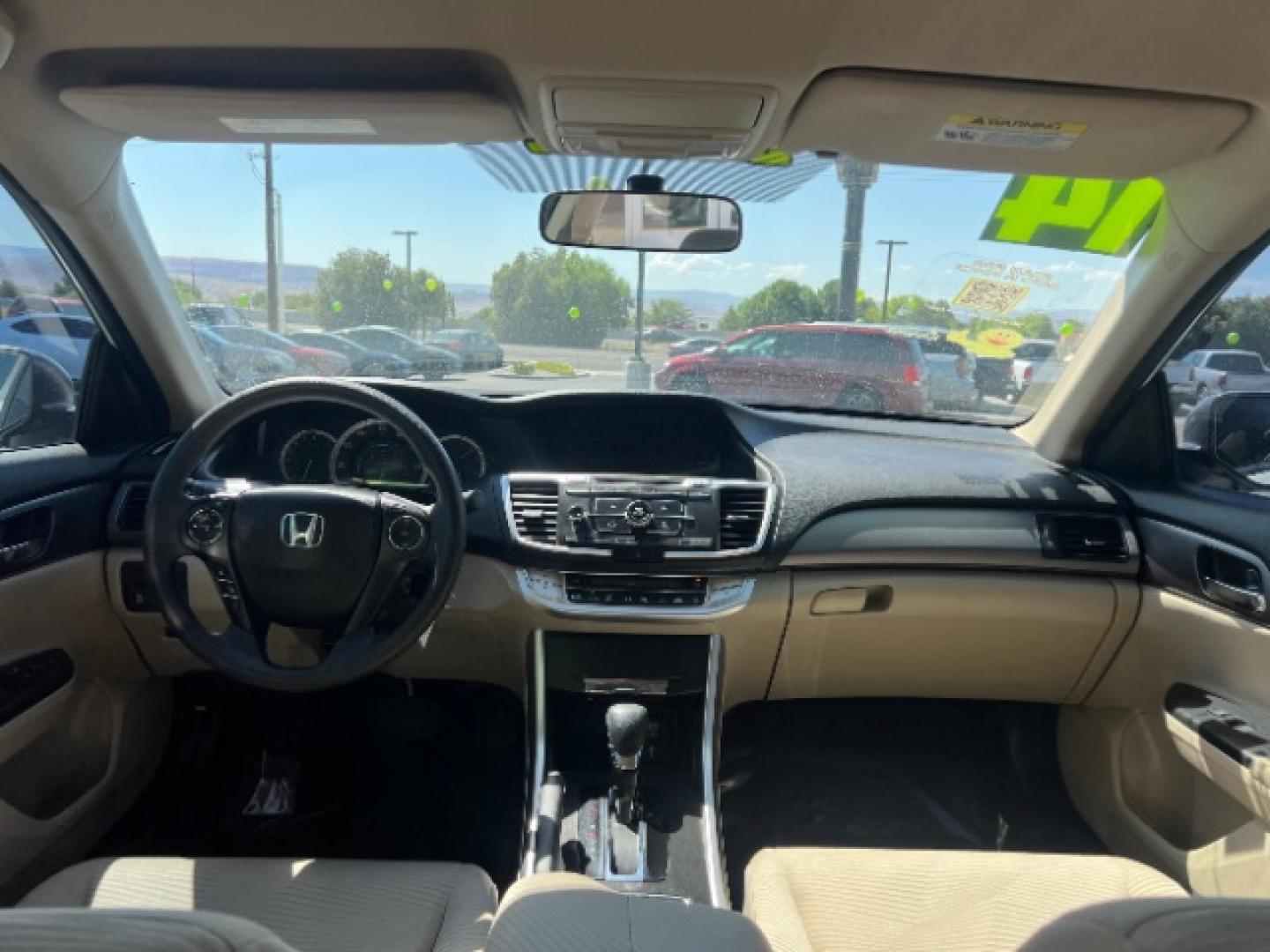 2014 White Orchid Pearl /Ivory Honda Accord LX (1HGCR2F37EA) with an 2.4L I-4 gasoline direct injection engine, Automatic transmission, located at 1865 East Red Hills Pkwy, St. George, 84770, (435) 628-0023, 37.120850, -113.543640- Photo#23