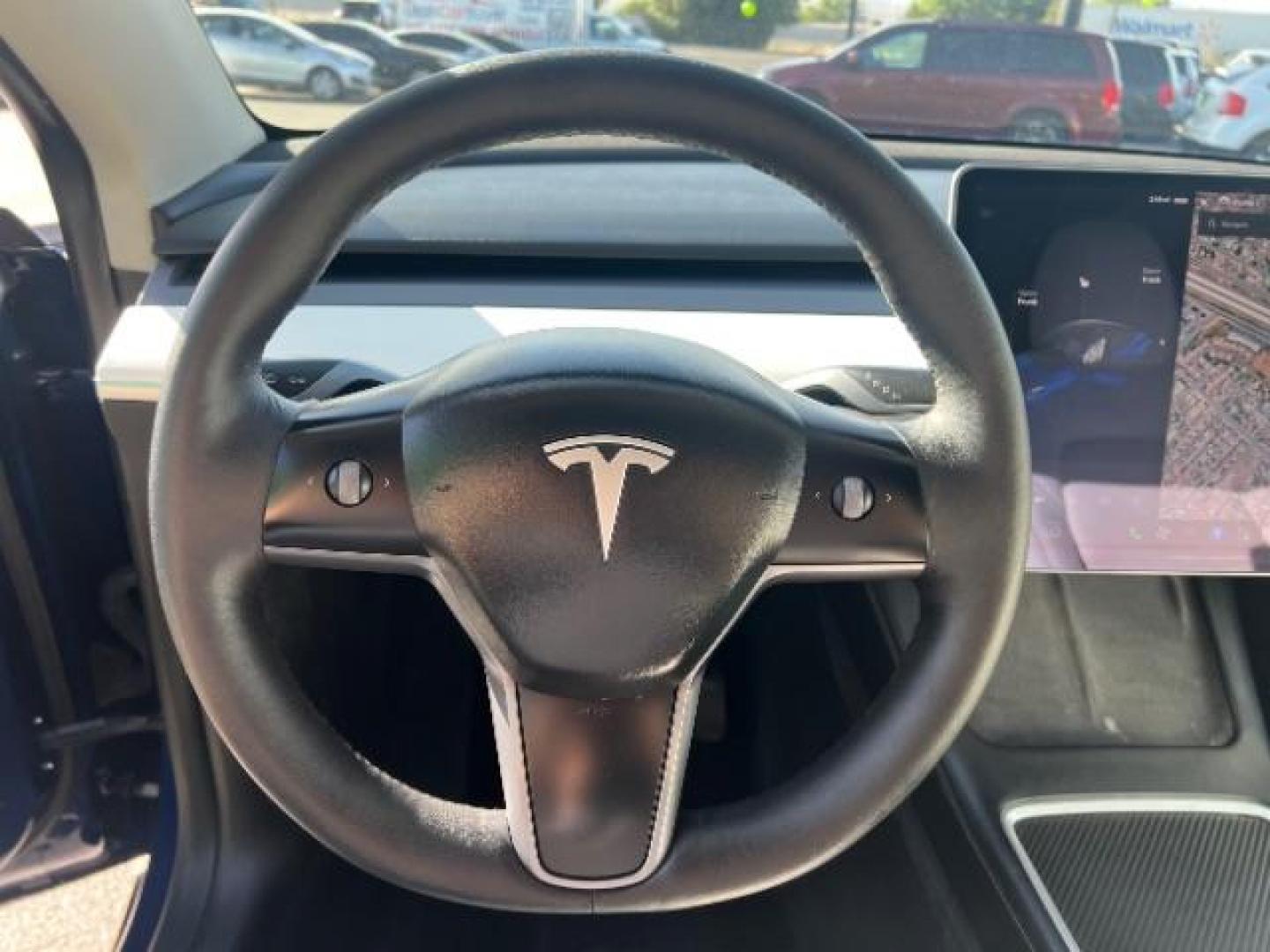 2022 Deep Blue Metallic /White/Black Tesla Model Y Long Range Dual Motor All-Wheel Drive (7SAYGAEE2NF) with an ELECTRIC engine, Electric transmission, located at 1865 East Red Hills Pkwy, St. George, 84770, (435) 628-0023, 37.120850, -113.543640- Photo#17