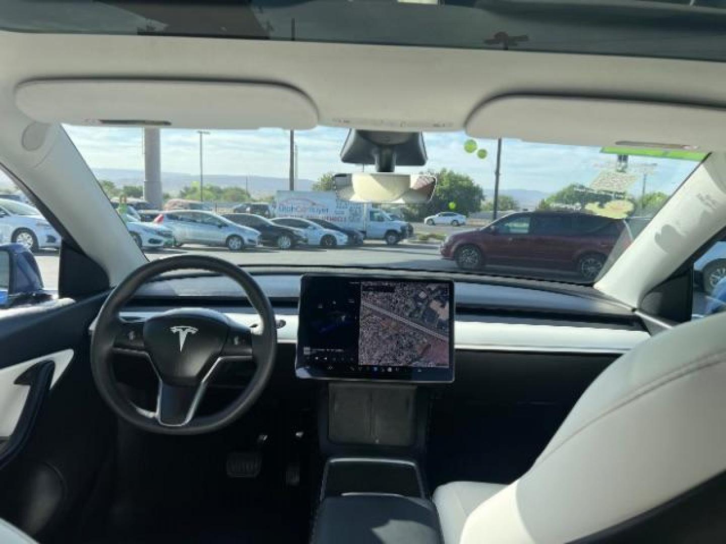 2022 Deep Blue Metallic /White/Black Tesla Model Y Long Range Dual Motor All-Wheel Drive (7SAYGAEE2NF) with an ELECTRIC engine, Electric transmission, located at 1865 East Red Hills Pkwy, St. George, 84770, (435) 628-0023, 37.120850, -113.543640- Photo#23