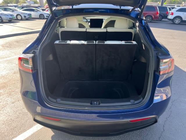 2022 Deep Blue Metallic /White/Black Tesla Model Y Long Range Dual Motor All-Wheel Drive (7SAYGAEE2NF) with an ELECTRIC engine, Electric transmission, located at 1865 East Red Hills Pkwy, St. George, 84770, (435) 628-0023, 37.120850, -113.543640 - Photo#24