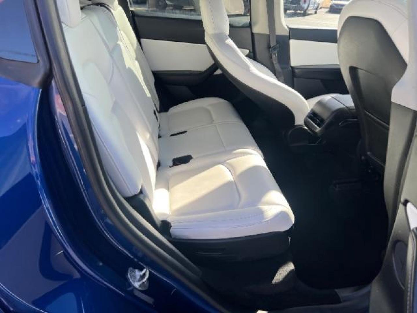2022 Deep Blue Metallic /White/Black Tesla Model Y Long Range Dual Motor All-Wheel Drive (7SAYGAEE2NF) with an ELECTRIC engine, Electric transmission, located at 1865 East Red Hills Pkwy, St. George, 84770, (435) 628-0023, 37.120850, -113.543640- Photo#26