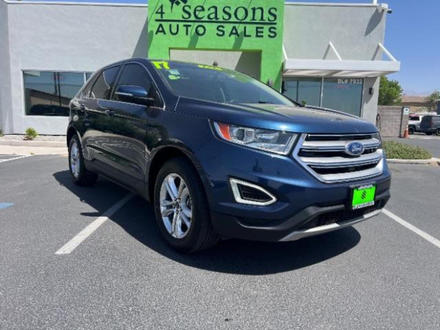 2017 Blue Jeans Metallic /Ebony Ford Edge SEL (2FMPK3J89HB) , Automatic transmission, located at 940 North Main Street, Cedar City, UT, 84720, (435) 628-0023, 37.692936, -113.061897 - We specialize in helping ALL people get the best financing available. No matter your credit score, good, bad or none we can get you an amazing rate. Had a bankruptcy, divorce, or repossessions? We give you the green light to get your credit back on the road. Low down and affordable payments that fit - Photo#0