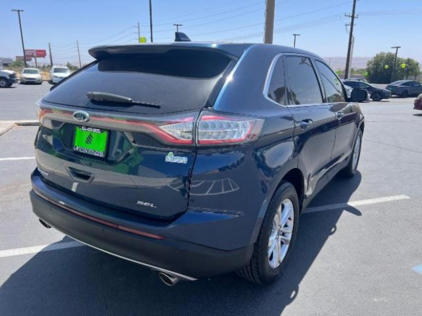 2017 Blue Jeans Metallic /Ebony Ford Edge SEL (2FMPK3J89HB) , Automatic transmission, located at 940 North Main Street, Cedar City, UT, 84720, (435) 628-0023, 37.692936, -113.061897 - We specialize in helping ALL people get the best financing available. No matter your credit score, good, bad or none we can get you an amazing rate. Had a bankruptcy, divorce, or repossessions? We give you the green light to get your credit back on the road. Low down and affordable payments that fit - Photo#6