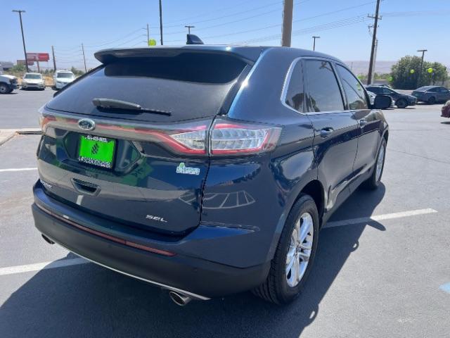 2017 Blue Jeans Metallic /Ebony Ford Edge SEL (2FMPK3J89HB) , Automatic transmission, located at 1865 East Red Hills Pkwy, St. George, 84770, (435) 628-0023, 37.120850, -113.543640 - We specialize in helping ALL people get the best financing available. No matter your credit score, good, bad or none we can get you an amazing rate. Had a bankruptcy, divorce, or repossessions? We give you the green light to get your credit back on the road. Low down and affordable payments that fit - Photo#6
