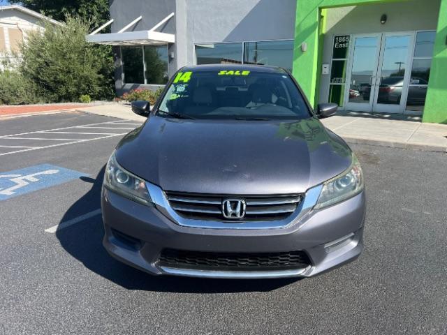 2014 Modern Steel Metallic /Gray Honda Accord LX (1HGCR2F35EA) with an 2.4L I-4 gasoline direct injection engine, Automatic transmission, located at 940 North Main Street, Cedar City, UT, 84720, (435) 628-0023, 37.692936, -113.061897 - We specialize in helping ALL people get the best financing available. No matter your credit score, good, bad or none we can get you an amazing rate. Had a bankruptcy, divorce, or repossessions? We give you the green light to get your credit back on the road. Low down and affordable payments that fit- Photo#1