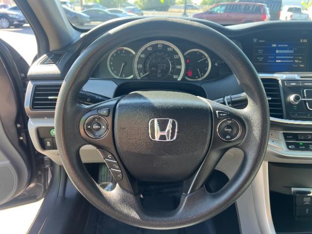 2014 Modern Steel Metallic /Gray Honda Accord LX (1HGCR2F35EA) with an 2.4L I-4 gasoline direct injection engine, Automatic transmission, located at 940 North Main Street, Cedar City, UT, 84720, (435) 628-0023, 37.692936, -113.061897 - We specialize in helping ALL people get the best financing available. No matter your credit score, good, bad or none we can get you an amazing rate. Had a bankruptcy, divorce, or repossessions? We give you the green light to get your credit back on the road. Low down and affordable payments that fit- Photo#15