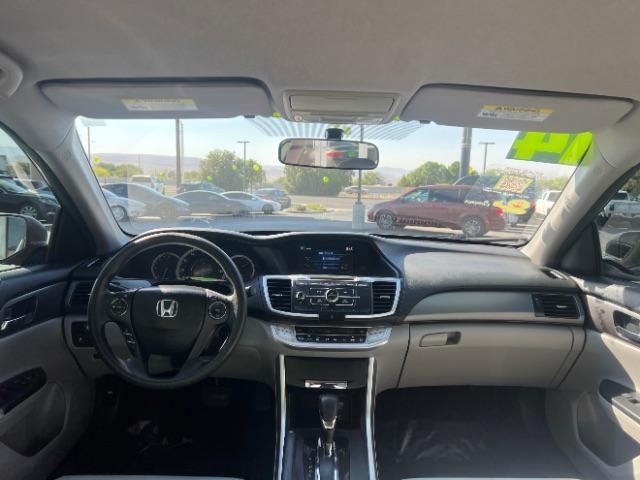 2014 Modern Steel Metallic /Gray Honda Accord LX (1HGCR2F35EA) with an 2.4L I-4 gasoline direct injection engine, Automatic transmission, located at 940 North Main Street, Cedar City, UT, 84720, (435) 628-0023, 37.692936, -113.061897 - We specialize in helping ALL people get the best financing available. No matter your credit score, good, bad or none we can get you an amazing rate. Had a bankruptcy, divorce, or repossessions? We give you the green light to get your credit back on the road. Low down and affordable payments that fit- Photo#23