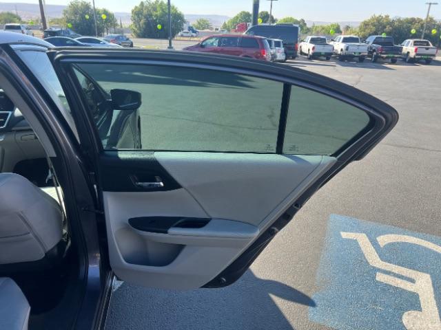 2014 Modern Steel Metallic /Gray Honda Accord LX (1HGCR2F35EA) with an 2.4L I-4 gasoline direct injection engine, Automatic transmission, located at 940 North Main Street, Cedar City, UT, 84720, (435) 628-0023, 37.692936, -113.061897 - We specialize in helping ALL people get the best financing available. No matter your credit score, good, bad or none we can get you an amazing rate. Had a bankruptcy, divorce, or repossessions? We give you the green light to get your credit back on the road. Low down and affordable payments that fit- Photo#25