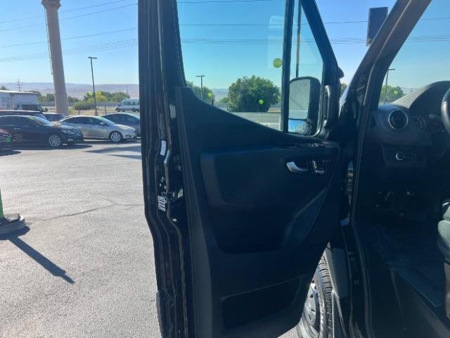 2024 Jet Black /Black Mercedes-Benz Sprinter 2500 Standard Roof 4-Cyl Diesel HO (W1Z4NFVY7RP) with an 2L I-4 diesel direct injection engine, AUTOMATIC transmission, located at 1865 East Red Hills Pkwy, St. George, 84770, (435) 628-0023, 37.120850, -113.543640 - Beautiful all wheel drive SPRINTER AWD with 12 seats, Leather, High output engine, Power drivers seat, Heated drivers seat, Auto A/c with large rear A/C unit, 360 parking camera, Tow hitch, large radio screen. Tires are 50% This beast is ready for all your summertime adventures. 1 owner, no accid - Photo#12