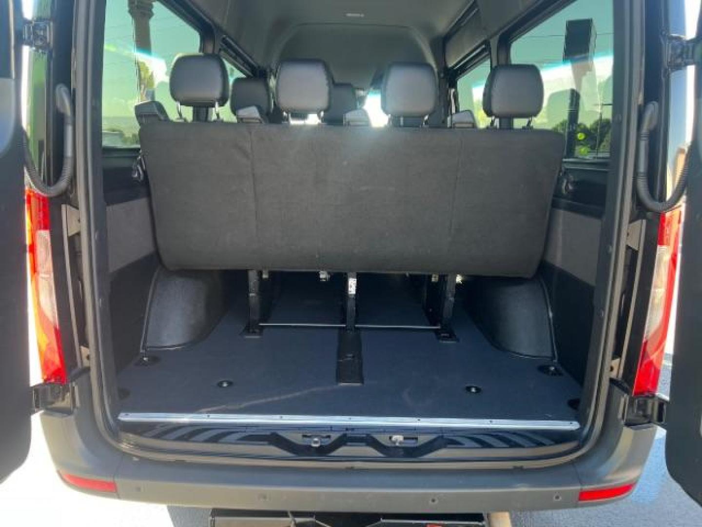 2024 Jet Black /Black Mercedes-Benz Sprinter 2500 Standard Roof 4-Cyl Diesel HO (W1Z4NFVY7RP) with an 2L I-4 diesel direct injection engine, AUTOMATIC transmission, located at 1865 East Red Hills Pkwy, St. George, 84770, (435) 628-0023, 37.120850, -113.543640 - Beautiful all wheel drive SPRINTER AWD with 12 seats, Leather, High output engine, Power drivers seat, Heated drivers seat, Auto A/c with large rear A/C unit, 360 parking camera, Tow hitch, large radio screen. Tires are 50% This beast is ready for all your summertime adventures. 1 owner, no accid- Photo#19