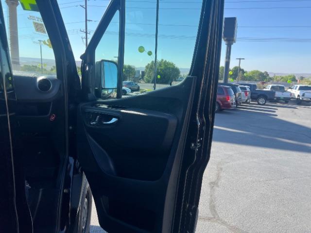 2024 Jet Black /Black Mercedes-Benz Sprinter 2500 Standard Roof 4-Cyl Diesel HO (W1Z4NFVY7RP) with an 2L I-4 diesel direct injection engine, AUTOMATIC transmission, located at 1865 East Red Hills Pkwy, St. George, 84770, (435) 628-0023, 37.120850, -113.543640 - Beautiful all wheel drive SPRINTER AWD with 12 seats, Leather, High output engine, Power drivers seat, Heated drivers seat, Auto A/c with large rear A/C unit, 360 parking camera, Tow hitch, large radio screen. Tires are 50% This beast is ready for all your summertime adventures. 1 owner, no accid - Photo#25