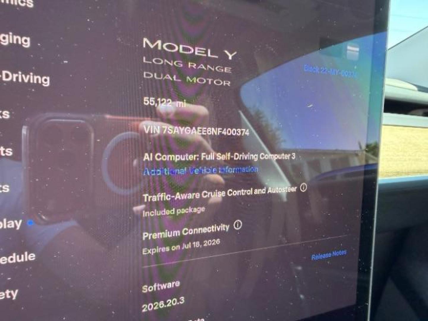2022 Solid Black /White/Black Tesla Model Y Long Range Dual Motor All-Wheel Drive (7SAYGAEE6NF) with an ELECTRIC engine, Electric transmission, located at 1865 East Red Hills Pkwy, St. George, 84770, (435) 628-0023, 37.120850, -113.543640 - Excellent Tesla Model Y Long Range All Wheel Drive. 3rd Row, 7 Seats HW3, Interior and exterior in great condition. Small scratches and dings as pictured. Every Tesla we sell has had cabin air filter replaced, radiator cleaned, fluids topped AND comes with a mobile charging kit! Battery is healthy- Photo#22