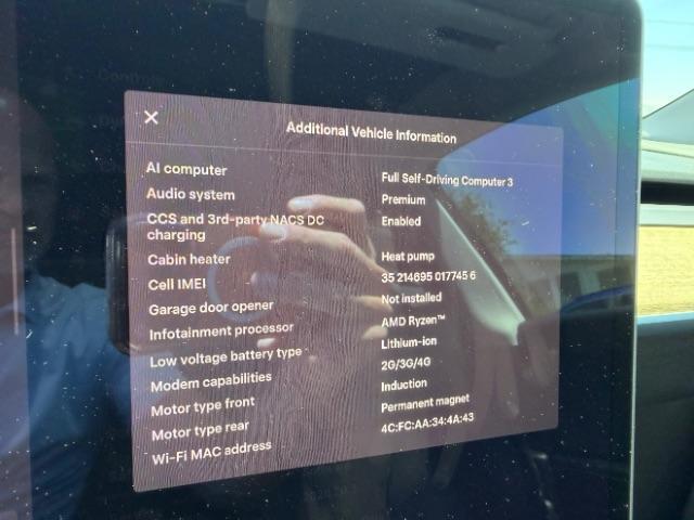 2022 Solid Black /White/Black Tesla Model Y Long Range Dual Motor All-Wheel Drive (7SAYGAEE6NF) with an ELECTRIC engine, Electric transmission, located at 1865 East Red Hills Pkwy, St. George, 84770, (435) 628-0023, 37.120850, -113.543640 - Excellent Tesla Model Y Long Range All Wheel Drive. 3rd Row, 7 Seats HW3, Interior and exterior in great condition. Small scratches and dings as pictured. Every Tesla we sell has had cabin air filter replaced, radiator cleaned, fluids topped AND comes with a mobile charging kit! Battery is healthy - Photo#27