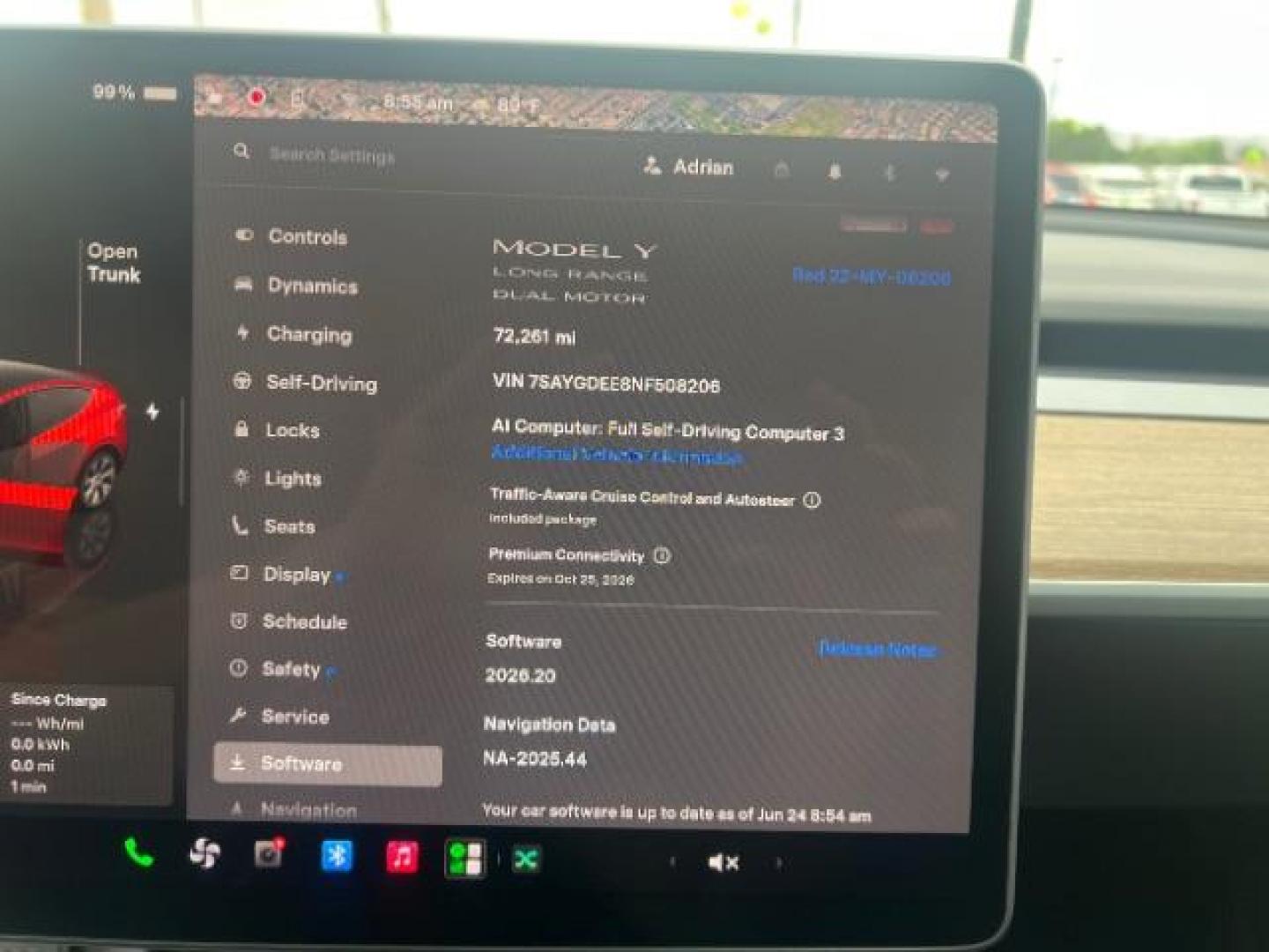 2022 Red Multi-Coat /Black Tesla Model Y Long Range Dual Motor All-Wheel Drive (7SAYGDEE8NF) with an ELECTRIC engine, Electric transmission, located at 1865 East Red Hills Pkwy, St. George, 84770, (435) 628-0023, 37.120850, -113.543640 - Excellent Tesla Model Y Long Range All Wheel Drive. HW3, Interior and exterior in great condition. Small scratches and dings as pictured. Every Tesla we sell has had cabin air filter replaced, radiator cleaned, fluids topped AND comes with a mobile charging kit! Battery is healthy and gets 270 on- Photo#1