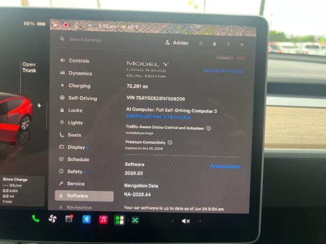 2022 Red Multi-Coat /Black Tesla Model Y Long Range Dual Motor All-Wheel Drive (7SAYGDEE8NF) with an ELECTRIC engine, Electric transmission, located at 1865 East Red Hills Pkwy, St. George, 84770, (435) 628-0023, 37.120850, -113.543640 - Excellent Tesla Model Y Long Range All Wheel Drive. HW3, Interior and exterior in great condition. Small scratches and dings as pictured. Every Tesla we sell has had cabin air filter replaced, radiator cleaned, fluids topped AND comes with a mobile charging kit! Battery is healthy and gets 270 on - Photo#1