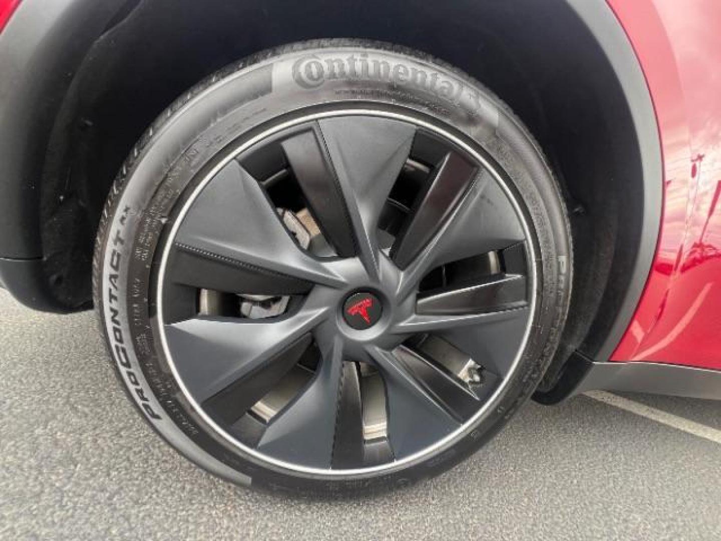 2022 Red Multi-Coat /Black Tesla Model Y Long Range Dual Motor All-Wheel Drive (7SAYGDEE8NF) with an ELECTRIC engine, Electric transmission, located at 1865 East Red Hills Pkwy, St. George, 84770, (435) 628-0023, 37.120850, -113.543640 - Excellent Tesla Model Y Long Range All Wheel Drive. HW3, Interior and exterior in great condition. Small scratches and dings as pictured. Every Tesla we sell has had cabin air filter replaced, radiator cleaned, fluids topped AND comes with a mobile charging kit! Battery is healthy and gets 270 on- Photo#13